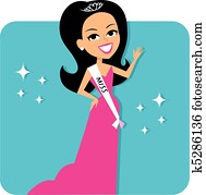 Beauty Contest Girl Beauty Contest Girl