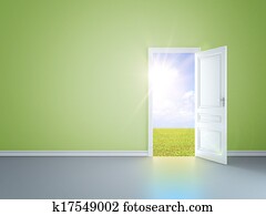 green room and door green room and door