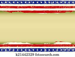 Horizontal American dirty flag Horizontal American dirty flag