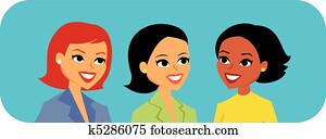 kvinnor prata, grafik