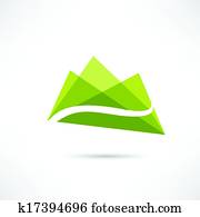 landscape in the mountains icon landscape in the mountains icon