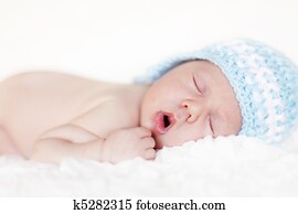 Newborn baby sleeping