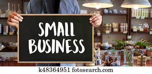 small business concept People Working Startup Business Cafe Owner small business concept People Working Startup Business Cafe Owner