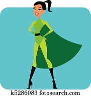Superhero GIrl Cartoon Superhero GIrl Cartoon