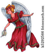 Christmas tea Angel Christmas tea Angel