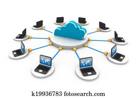 Cloud computing concept Cloud computing concept