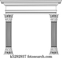 Greek Column and Arch