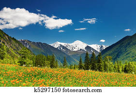 Mountain landscape Mountain landscape