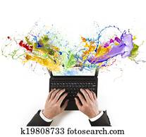 skapende, forretning