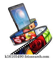 Streaming video with modern mobile phone Streaming video with modern mobile phone