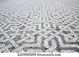 azulejo, chão tijolo azulejo, chão tijolo