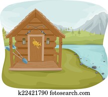 Fishing Cabin Fishing Cabin