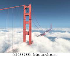 Golden Gate Bridge Stock Illustrations. 226 golden gate bridge clip art