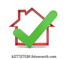 Home inspection. Success metaphor Home inspection. Success metaphor