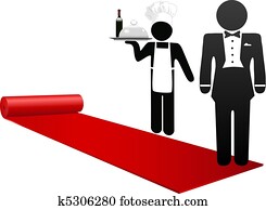 People roll out red carpet welcome hotel hospitality People roll out red carpet welcome hotel hospitality