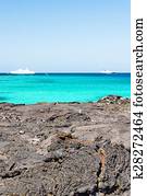 Santiago Island and Ocean