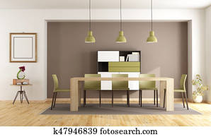 מודרני, חדר של סעודה