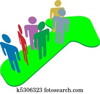 أسرة, إنتظم في فريق, عن, رمز, السهم, حتى, تقدم, توفيق