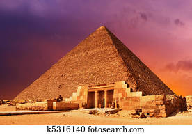 エジプトのピラミッド ストックイメージ K Fotosearch