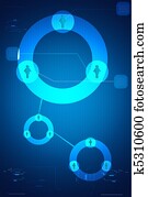 abstract networking card