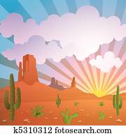 Desert Landscape Desert Landscape