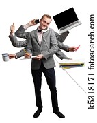 eficiente, empregado