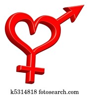 gender sign heterosexual couple