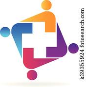 medizinische mannschaft, logo