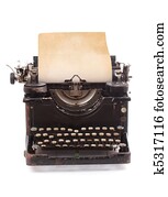 Old vintage typewriter