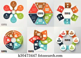 vektor, elemente, für, infographic.
