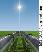 óleo gás, indústria