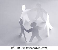 עיגול של אנשים