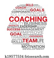 Coaching Business Management Concept Coaching Business Management Concept
