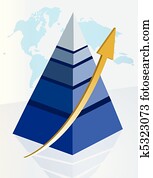 erfolgreich, pyramide