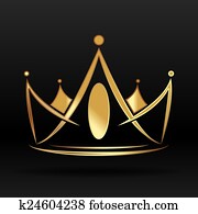 Gold crown Gold crown