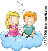 partagé, écouteurs