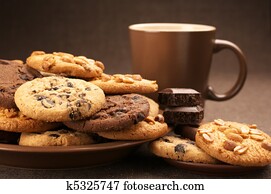 שונה, עוגיות, ו, קפה