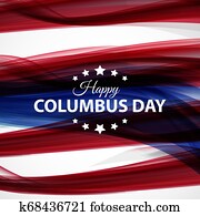 Columbus Day Background. Illustration