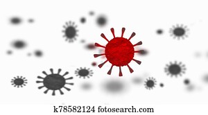 covid-19 coronavirus covid 19 background isolated in white - 3d rendering covid-19 coronavirus covid 19 background isolated in white - 3d rendering