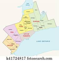 greater toronto area map greater toronto area map
