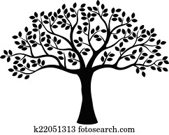 baum, silhouette baum, silhouette
