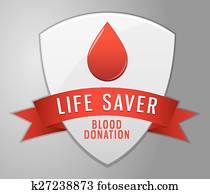 Blood donation shield Blood donation shield