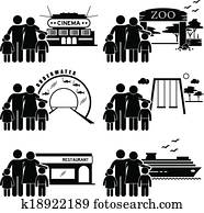 Family Outing Activities Clipart Family Outing Activities Clipart
