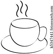 steaming cup of coffee or tea steaming cup of coffee or tea
