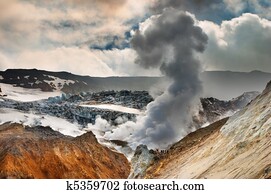 Active volcano