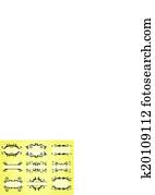 Vector Ornate Frame and Ornament