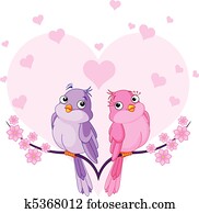Birds in love Birds in love