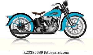 blue classic motorcycle blue classic motorcycle