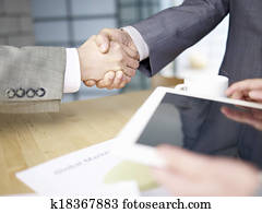 business people shaking hands
