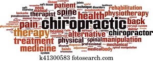 chiropractic, palavra, cloud.eps